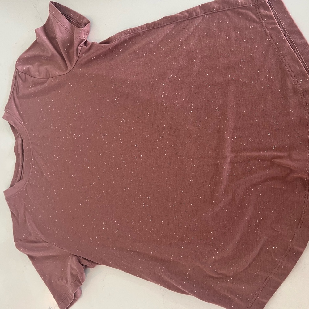 Lululemon Athletica Red Polo Tee Relaxed Short Sleeve